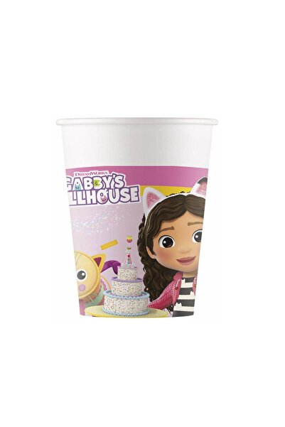 Leski Set of 8 party glasses Gabby's Dollhouse, 200ml