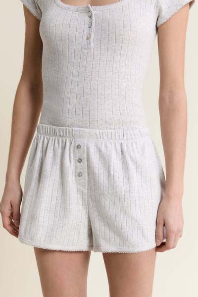 Etam Cotton Pajama Shorts