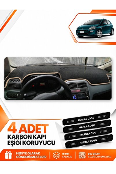 e-biz Fiat Punto Grande (2005-2018) Compatible Front Cover Dashboard Protecti...