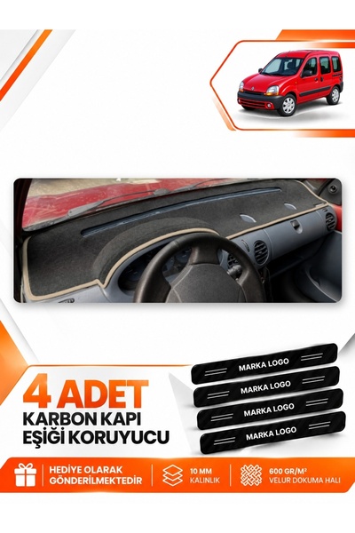 e-biz Renault Kangoo 1 (1997-2003) Compatible Front Cover Torpedo Protection ...