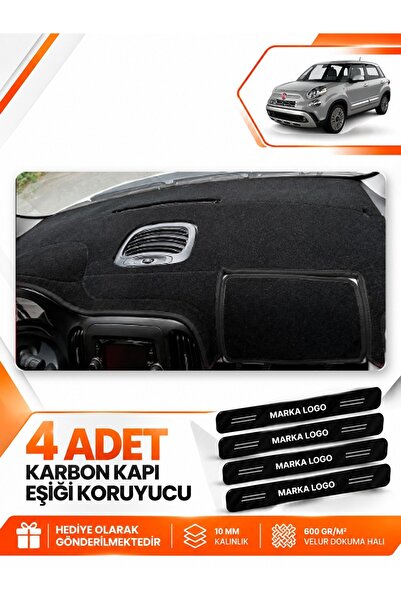 e-biz Fiat 500L (2013-2017) Compatible Dashboard Protection Protective Cover ...