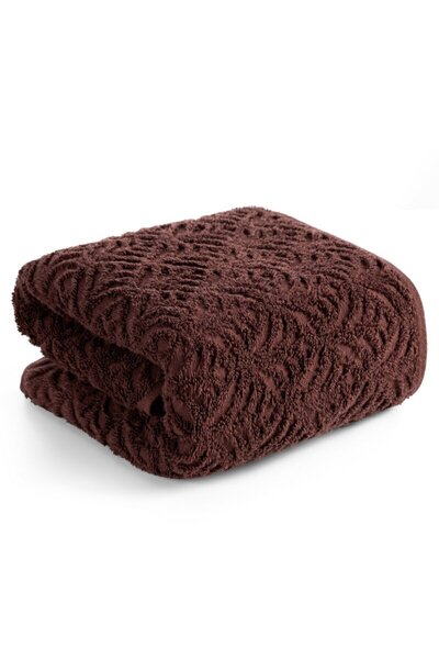 Eurofirany Prosop de baie, Eurofirany, Egipt 2, mov inchis, 70x140 cm, 610 g/...