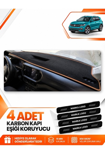 e-biz Volkswagen T-Cross (2021-2023) Compatible Front Torpedo Protection Cove...