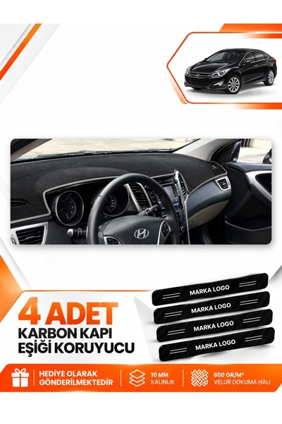 e-biz Hyundai̇ İ40 (2011-2017) Compatible Front Chest Glove Box Protection Co...