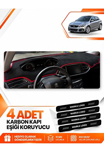 e-biz Peugeot 308 (2014-2021) Compatible Front Torpedo Protection Case Carpet...