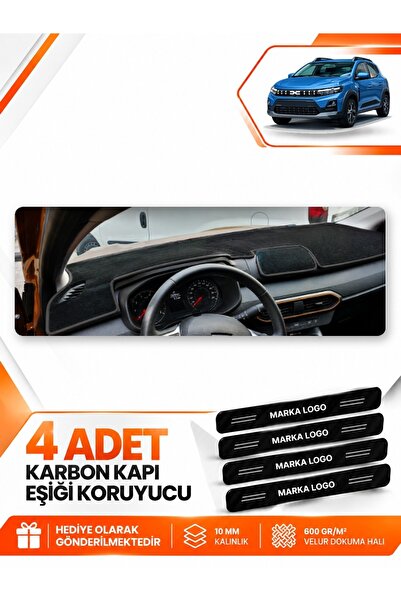 e-biz Dacia Sandero (2022-2026) Screenless Compatible Dashboard Protection Pr...