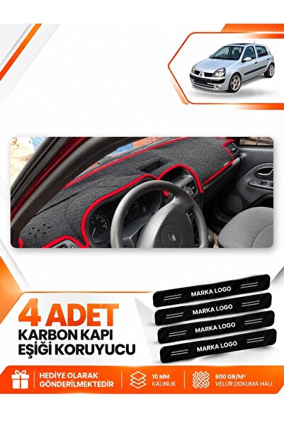 e-biz Renault Clio 2 Top Pocketed (2003-2006) Compatible Glove Box Protection...