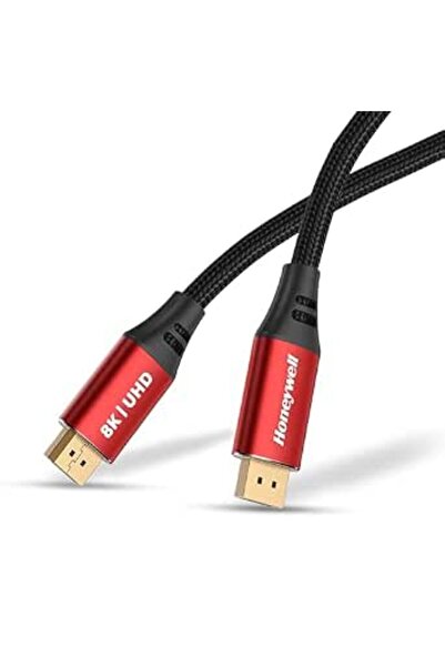 HONEYWELL كابل HDMI 2.1 مع إيثرنت، دقة 8K@60Hz UHD، طول 2 متر، سرعة نقل 48 جي...