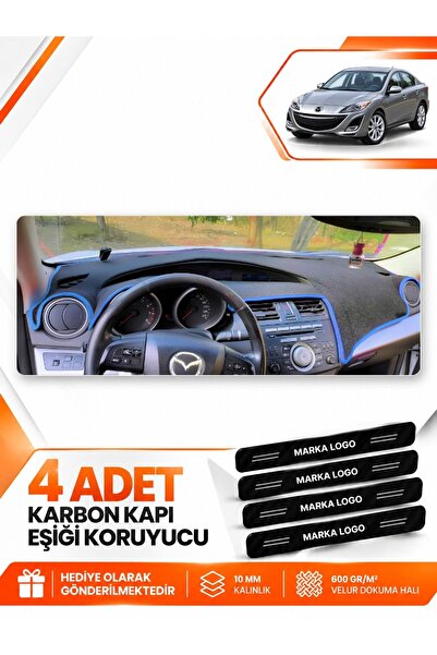 e-biz Mazda 3 (2009-2013) Compatible Front Dashboard Protection Cover Carpet ...