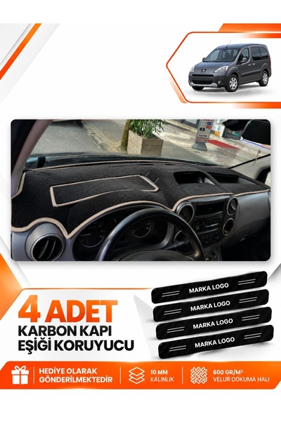 e-biz Peugeot Partner Covered (2010-2014) Compatible Cover for Glove Box Prot...
