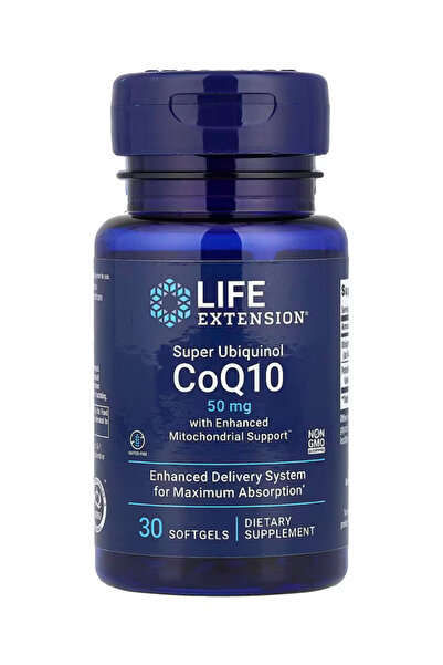 Life Extension Super Ubiquinol CoQ10 with Enhanced Mitochondrial Support, Hea...