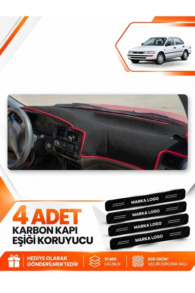 e-biz Toyota Corolla Legendary Model (1991-1997) Compatible Dashboard Protect...