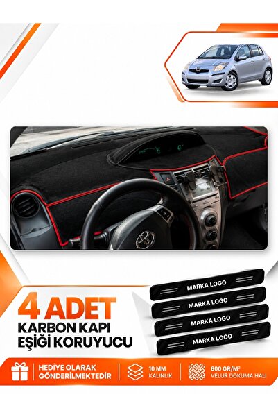 e-biz Toyota Yaris (2005-2013) Compatible Front Dashboard Protection Cover Ca...