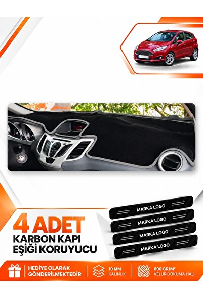 e-biz Ford Fi̇esta (2008-2017) Compatible Front Chest Glove Box Protection Co...