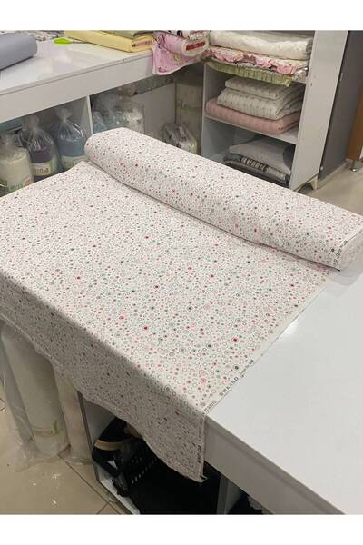 daisy star Poplin Kumaş