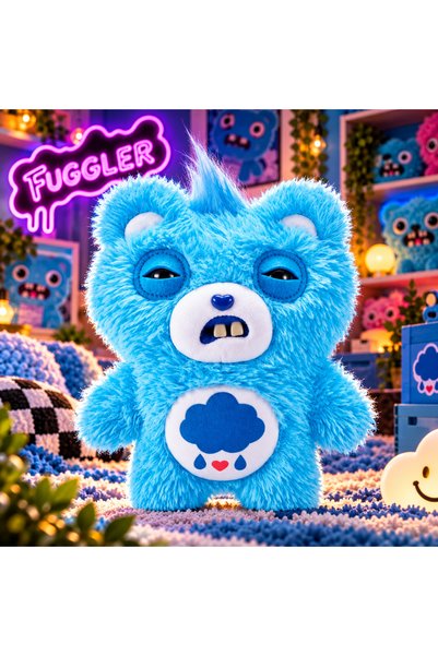 Zuru Fuggler X Care Bears Mavi Peluş Oyuncak Komik Çirkin Ayıcık