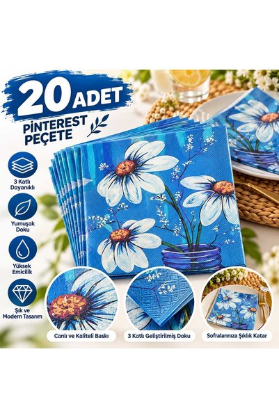 LOVYCO Dvostruke salvete za prezentaciju - Vintage Pinterest estetika, salvet...