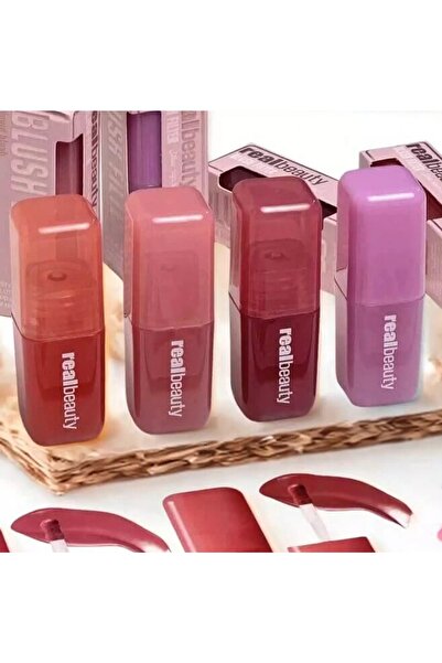 real beauty مجموعة حمرة خدود سائل 4 لون