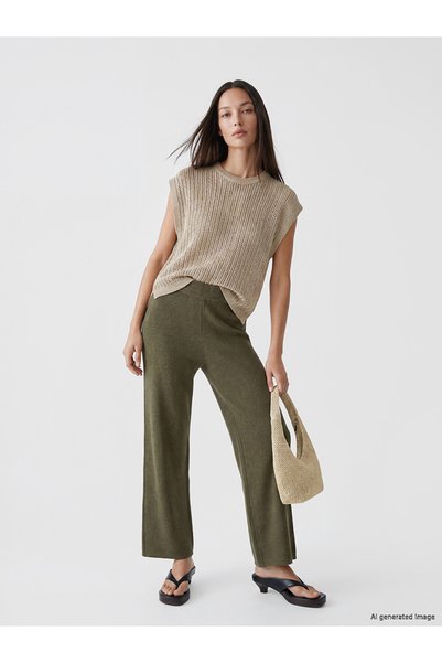 LC Waikiki Texx Store Quality Khaki Thessaloniki Straight Comfortable & Relax...