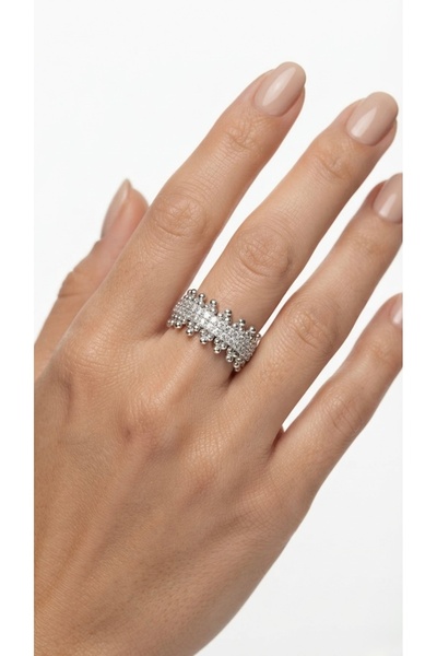 Âlâ Atelier Zircon Stone Crown Ring