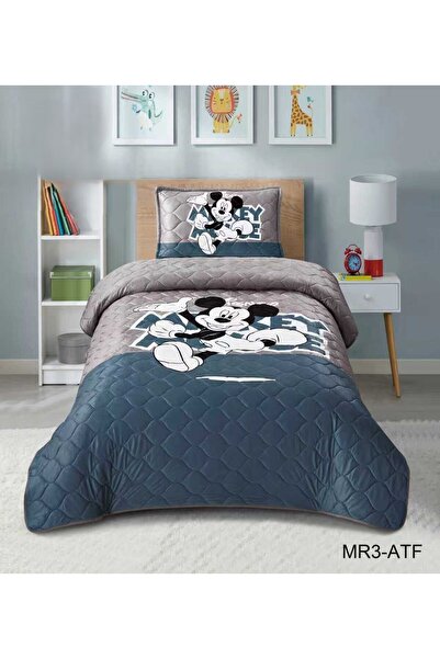miral طقم مفرش اطفال شتوي وجه مخمل ووجه فرو مضغوط فخامة ودفئ لطفلك 3 قطع مقاس اللحاف 160*110 سم