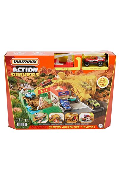 Matchbox SET ACȚIUNE ÎN GARAJ CU LUMINĂ ȘI SUNET AUTO HHH32