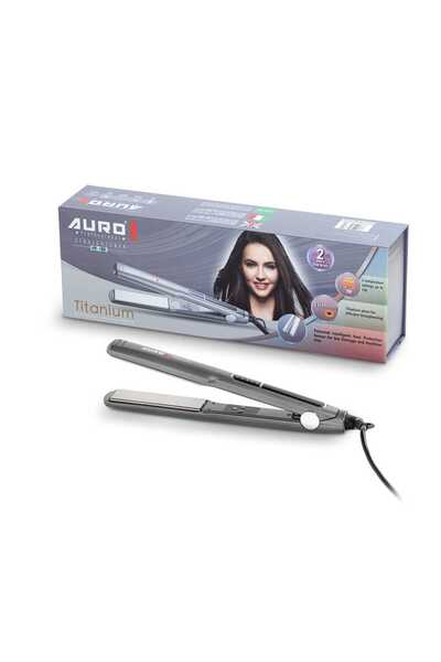 AURO مكواة فرد الشعر الاحترافية Titanium NP-202