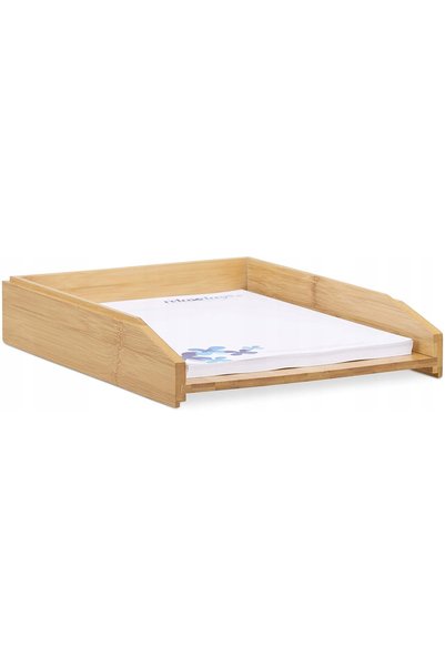 Relaxdays Organizator pentru documente 33x6x25 Birou Elegant Practic