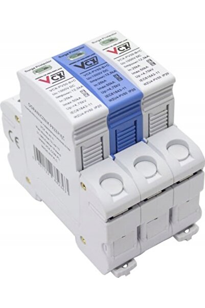 vcx Descărcător de supratensiune de 1000V CC, tip scânteie, B+C