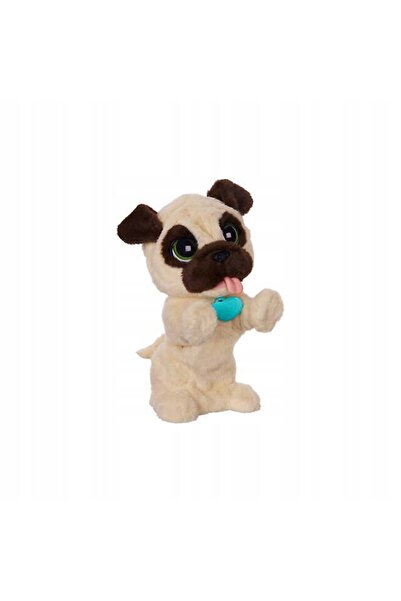We Just Play With Cards Fur Real Mascot Interactive Jucărie Câine Pug Săritoa...