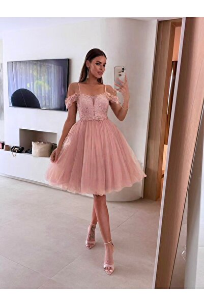 Woman's Fashion Ροζ φόρεμα