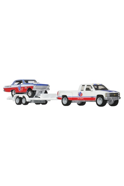HOT WHEELS AUTKA PACHET DE 2 PREMIUM CHEVY NOVA '63 ȘI CHEVY SILVERADO 3500 '88