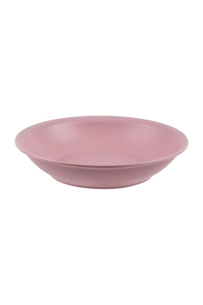OEM Farfurie Adanca din Plastic Powder Pink 18cm – pentru paste, salate și se...