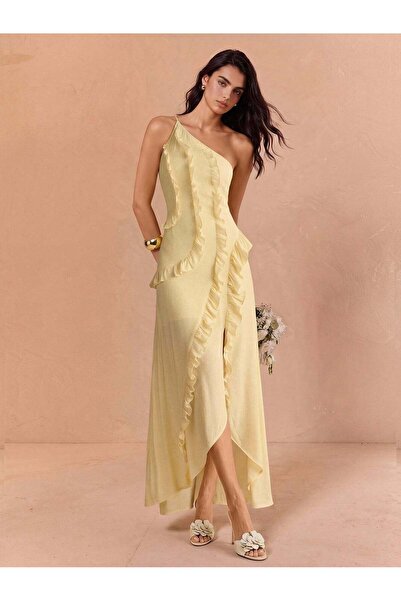 Sheya Rochie maxi, galben