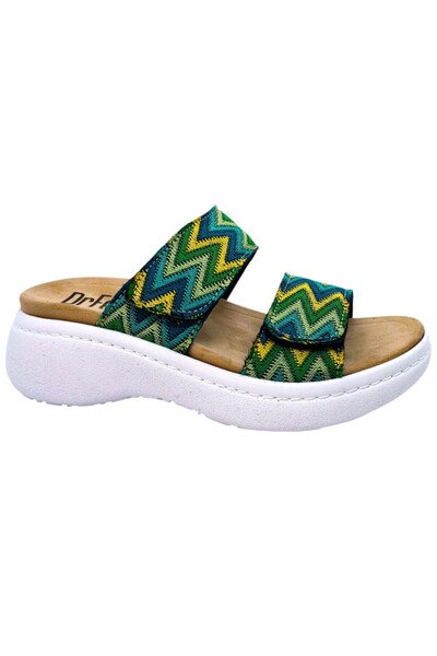 Dr. Feet Dr Feet 21012 πράσινες παντόφλες με στάμπα (Γυναικείες)