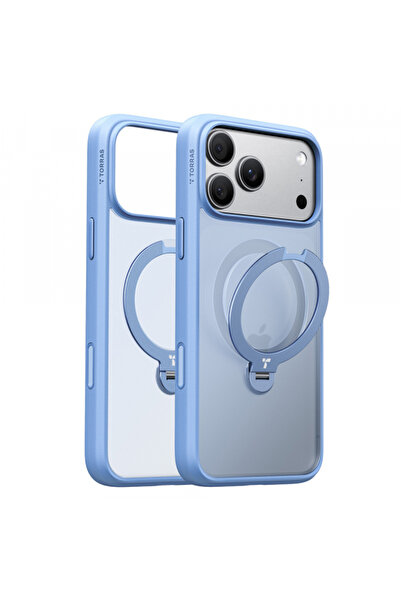 TORRAS MagSafe Case for Apple iPhone 18 Pro / 17 Pro, Torras, Ostand Spin, Blue