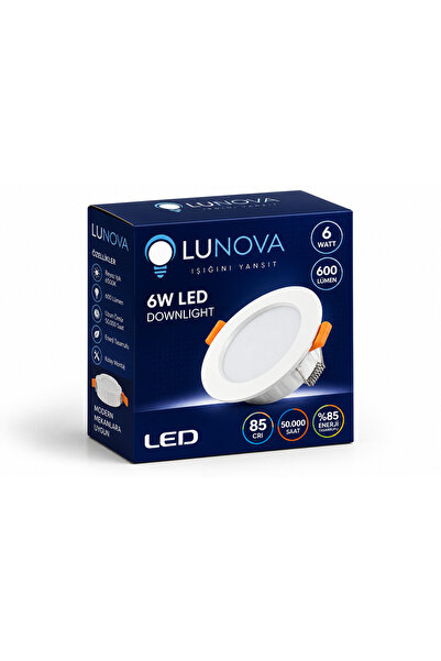 Lunova 6W DOWNLIGHT GÖMME SPOT GÜN IŞIĞI