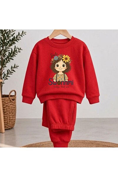 playwear Team Sweatshirt Smle Girl Printed Girls' Boys' Crew Neck Sweatshirt