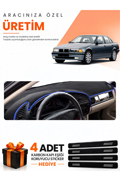 e-biz Bmw E36 (1990-2000) Compatible Dashboard Protection Cover Auto Cover - ...