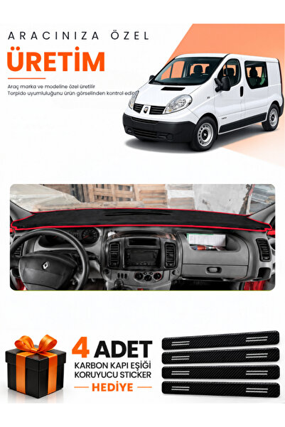 e-biz Renault Trafi̇c (2004-2010) Compatible Torpedo Protection Cover Auto Co...