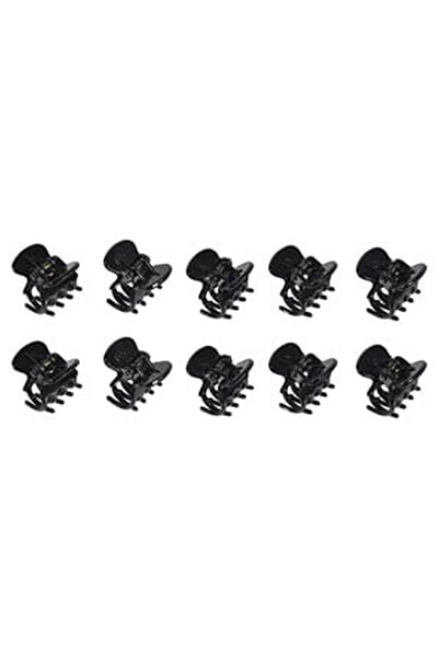 OEM Clame Par Negre Lucioase pentru Par 2cm - 10buc
