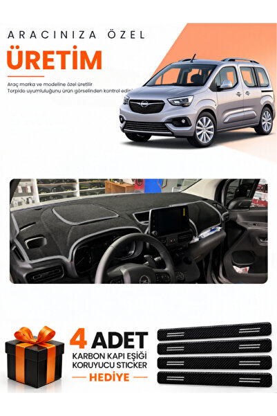 e-biz Opel Combo (2018-2023) Compatible Dashboard Protection Cover Auto Cover...