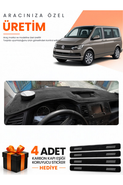 e-biz Vw Transporter T6 Pocketed (2015-2020) Compatible Dashboard Protection ...