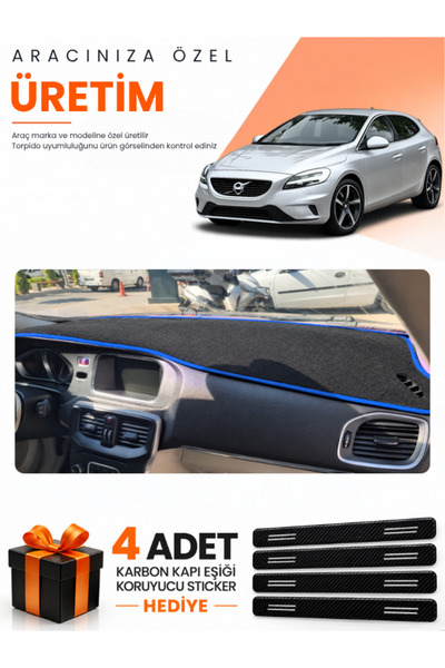 e-biz Volvo V40 (2012-2019) Compatible Dashboard Protection Cover Auto Cover ...