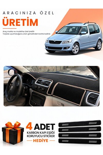 e-biz Skoda Roomstar (2006-2015) Compatible Dashboard Protection Cover Auto C...
