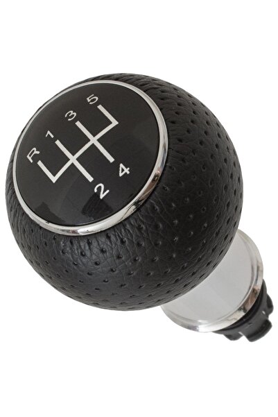 M MODECAR Nucă schimbător de viteze Audi A3 8L 96-03 NEGRU + CROM 5 VITEZE