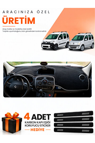 e-biz Renault Kangoo 3 (2010-2018) Compatible Dashboard Protection Cover Auto...