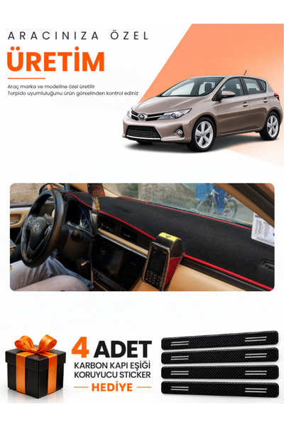 e-biz Toyota Auris E180 (2012-2018) Compatible Dashboard Protection Cover Aut...