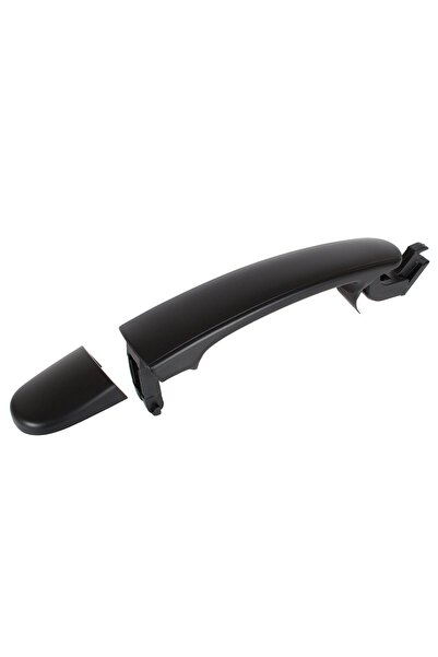 M MODECAR VW Golf V 03-09 Mâner ușă exterior NEGRU FĂRĂ GĂURĂ spate stânga = ...