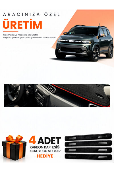 e-biz Daci̇a Duster 3 Generation (2024-2026) Compatible Dashboard Protection ...